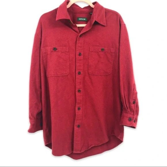 Orvis Other - SOLD! Orvis Men's Outdoor Perfect Flannel Long Sleeve Button Down Medium